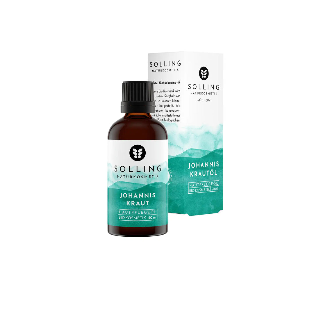 Biologisches Johanniskraut Hautöl von Solling Naturkosmetik I www.bio-vivo.ch