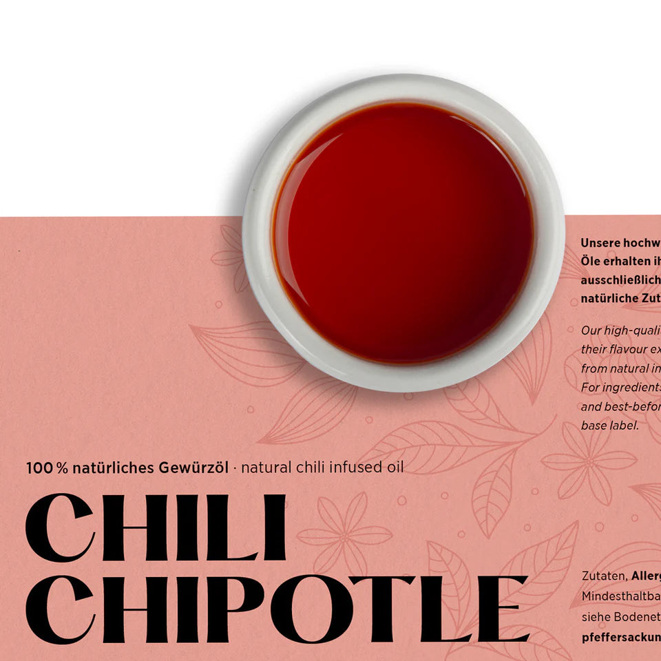 Würzöl Chili-Chipotle von Pfeffersack & Söhne I www.bio-vivo.ch