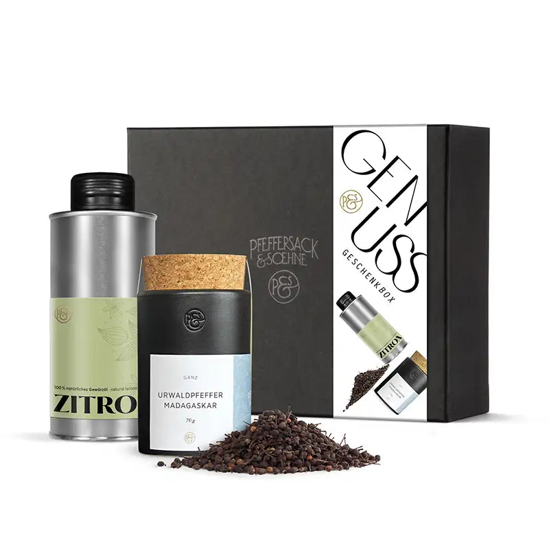 Geschenkset Genuss von Pfeffersack & Soehne I www.bio-vivo.ch