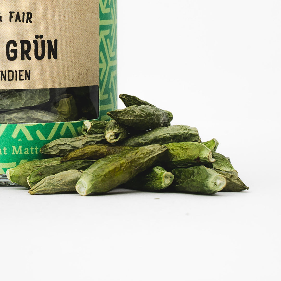 Grüne biologische Chili aus Kerala von Soul Spice I www.bio-vivo.ch