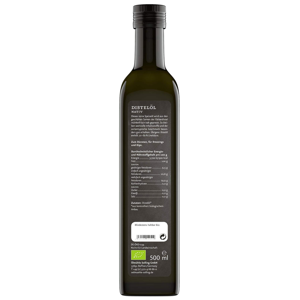 Biologisches Distelöl 500ml I www.bio-vivo.ch