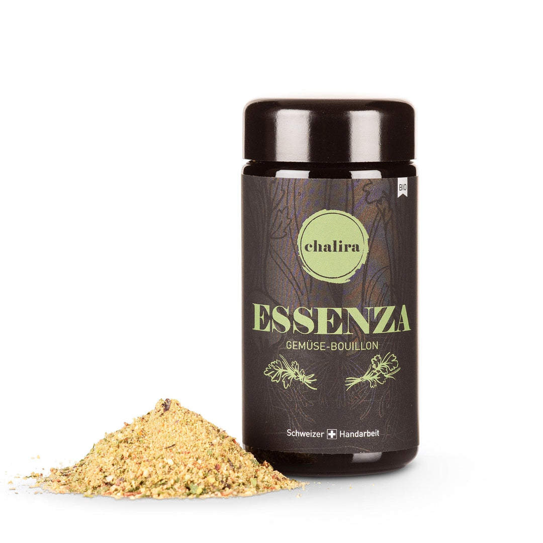 Essenza die vegetarische Bouillon von chalira I www.bio-vivo.ch