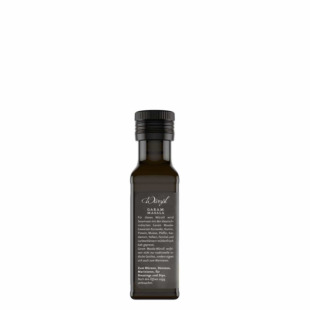 Garam Masala Sesamwürzöl der Ölmühle Solling I www.bio-vivo