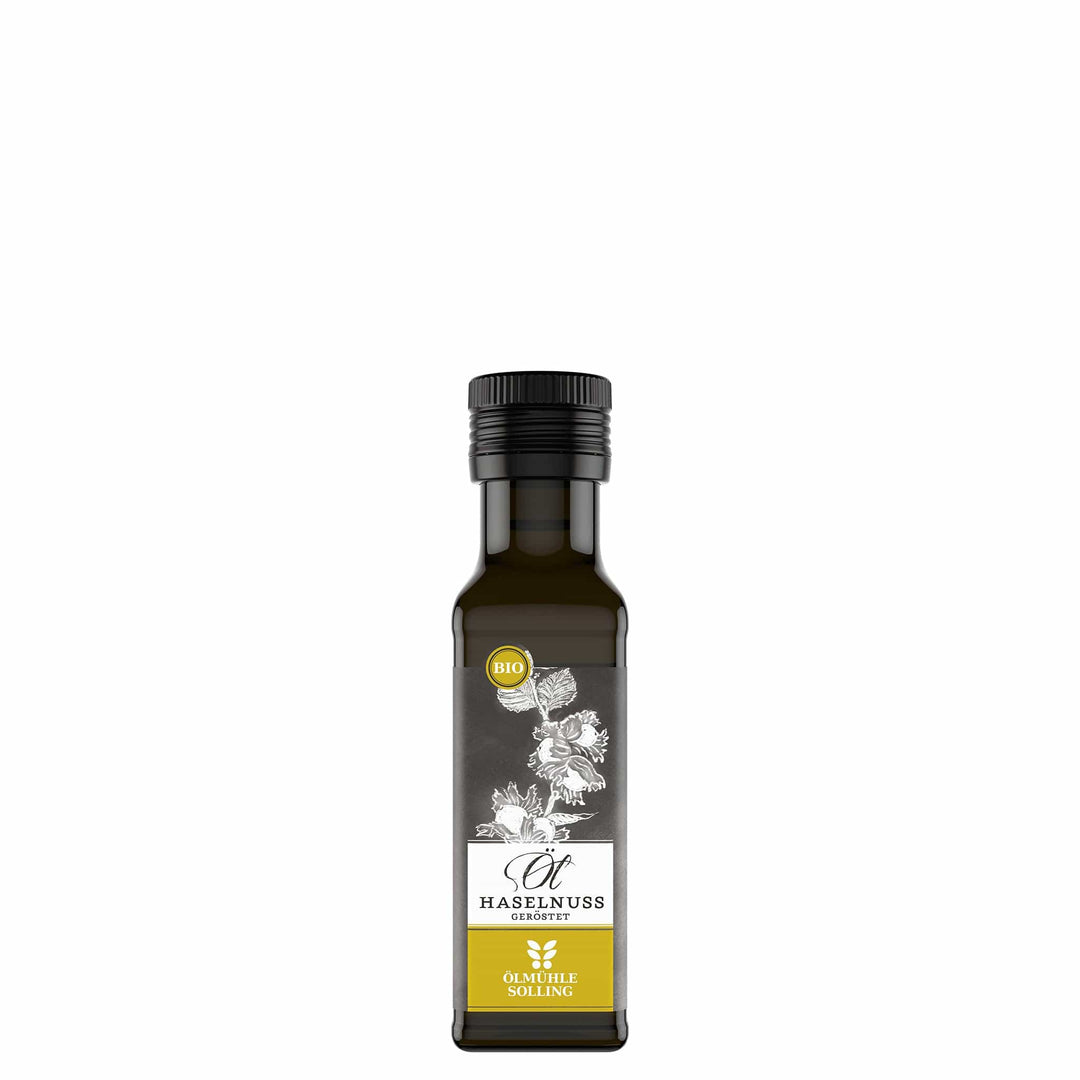 Geröstetes Haselnussöl der Ölmühle Solling - www.bio-vivo.ch