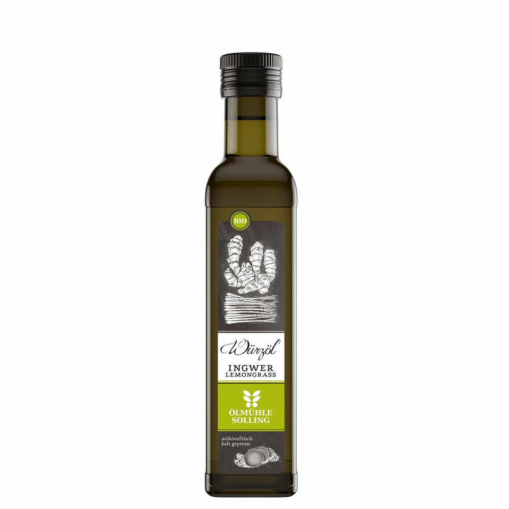 Ingwer-Lemon Rapswürzöl der Ölmühle Solling I www.bio-vivo.ch